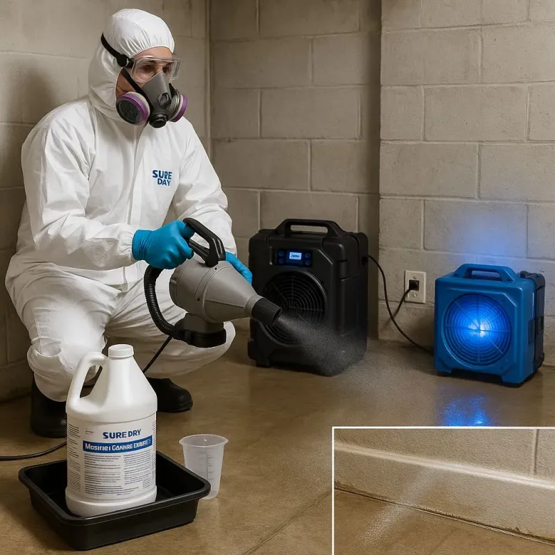 Sanitization and Odor Removal process in Chickasha, OK